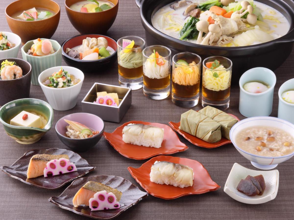 Hotel Nikko Нара Экстерьер фото A selection of Japanese dishes