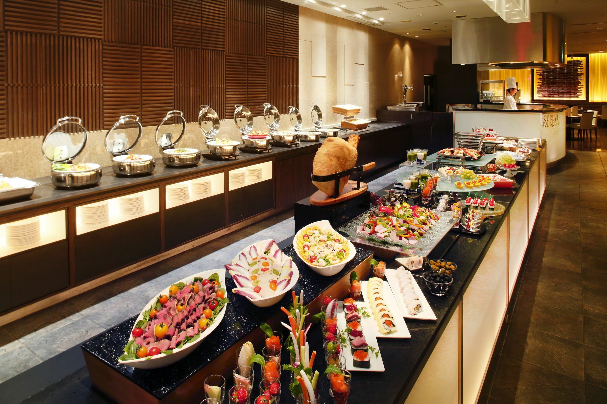 Hotel Nikko Нара Экстерьер фото A buffet at a hotel